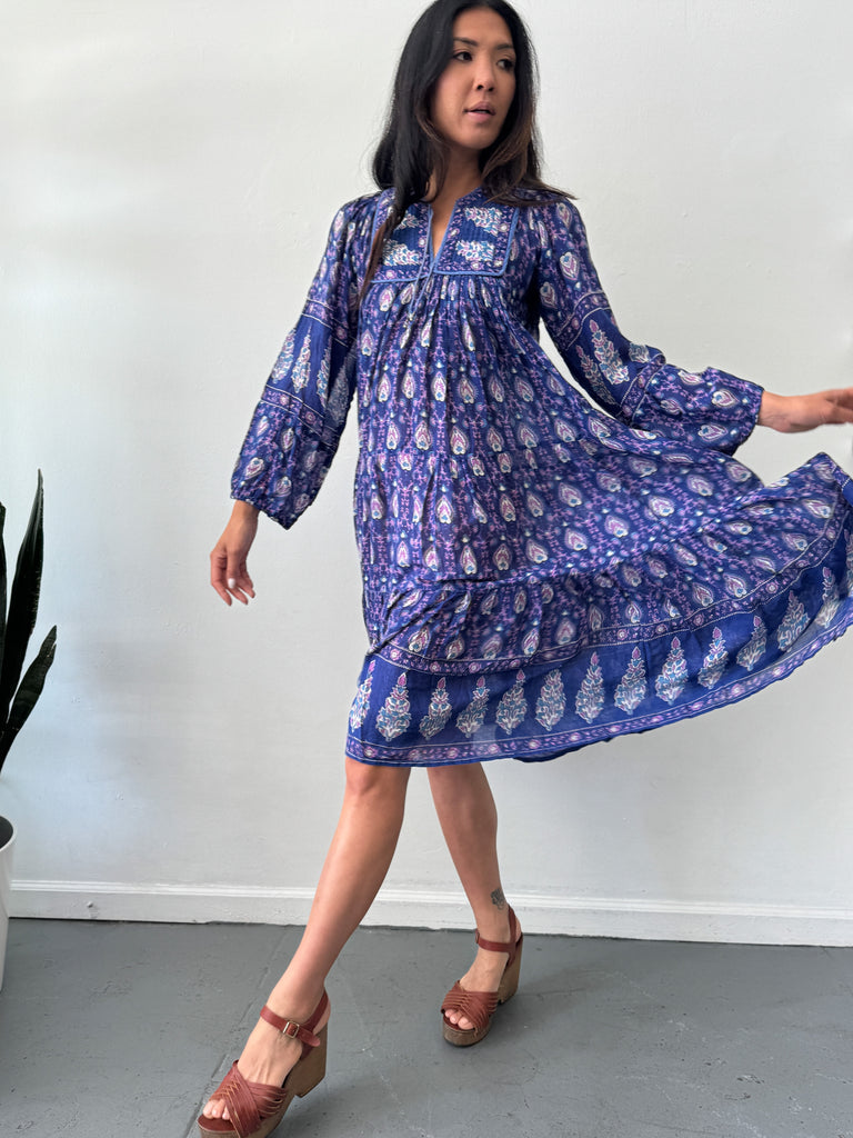 Vintage made in India cotton dress