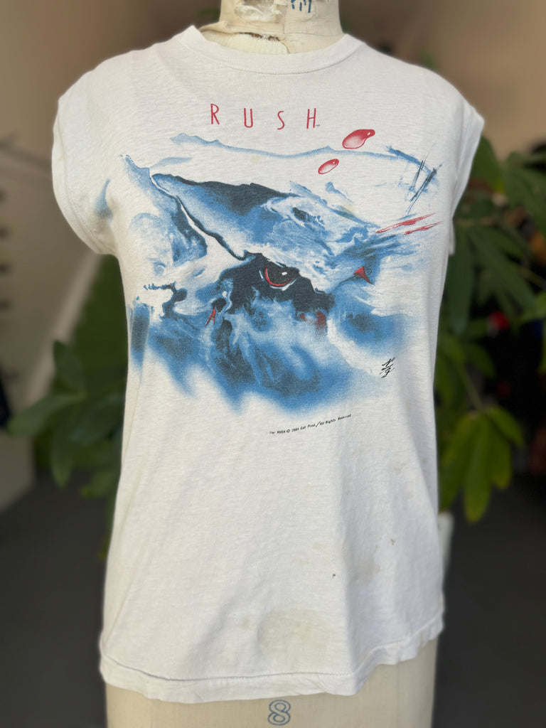 Vintage 1984 RUSH tour t shirt “Grace Under Pressure”