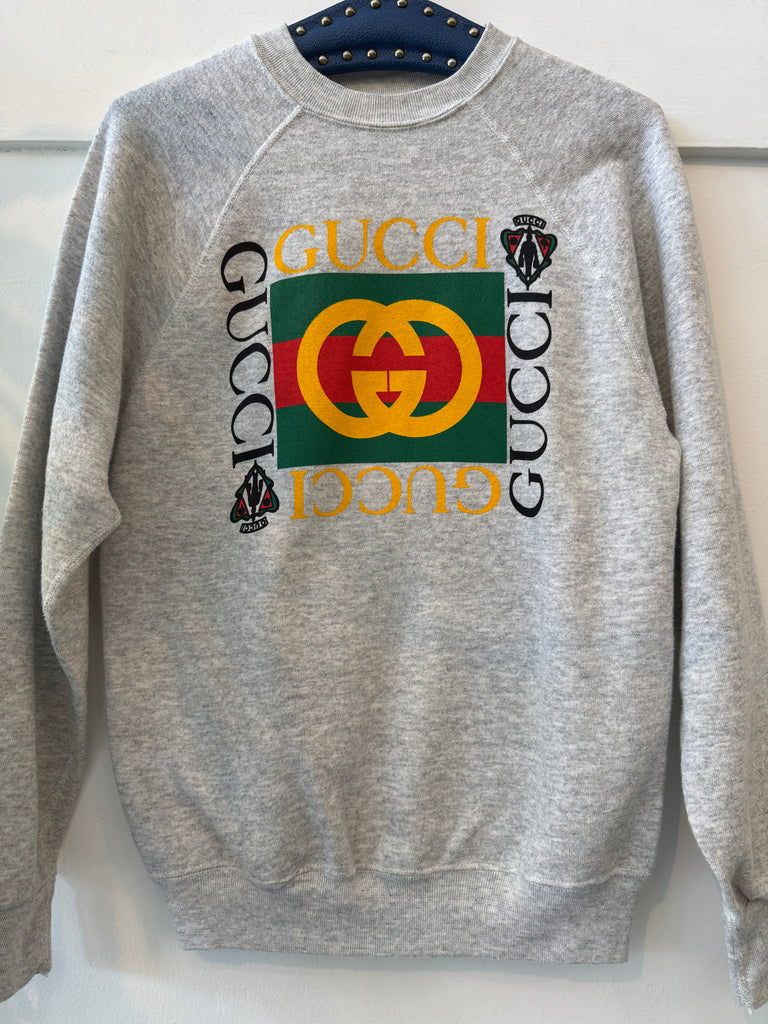 Vintage raglan with faux Gucci