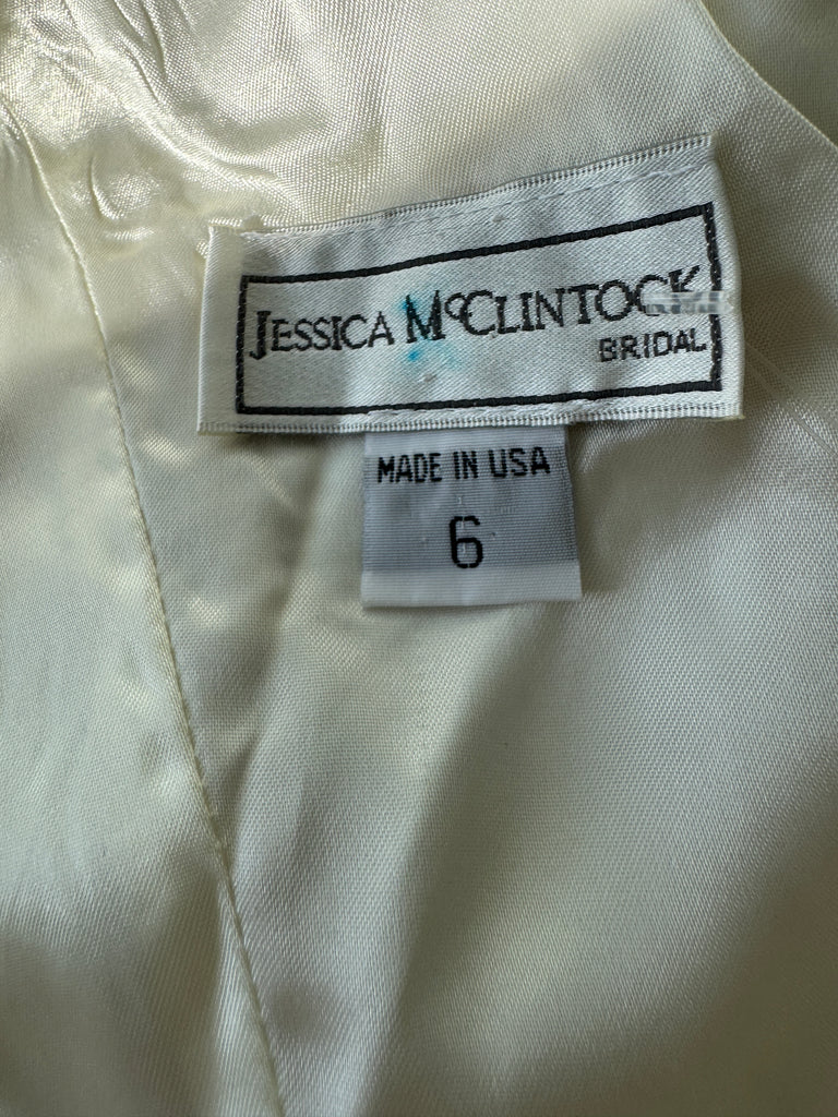 Vintage Jessica Mc Clintock bridal dress