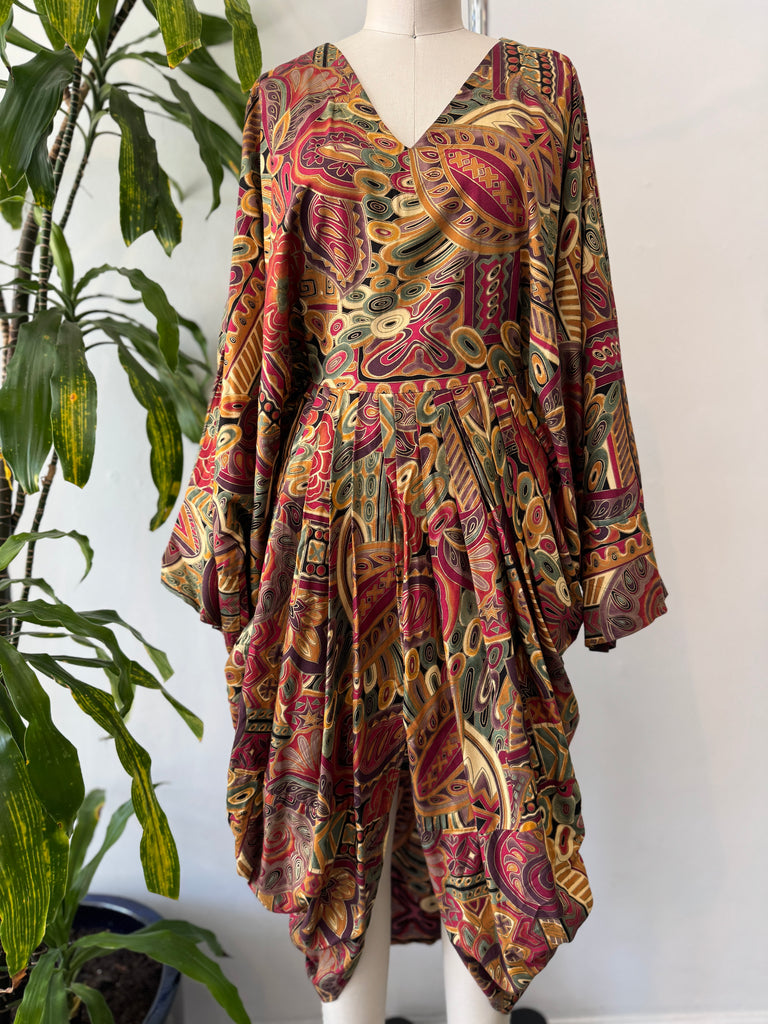 Vintage high drama dress