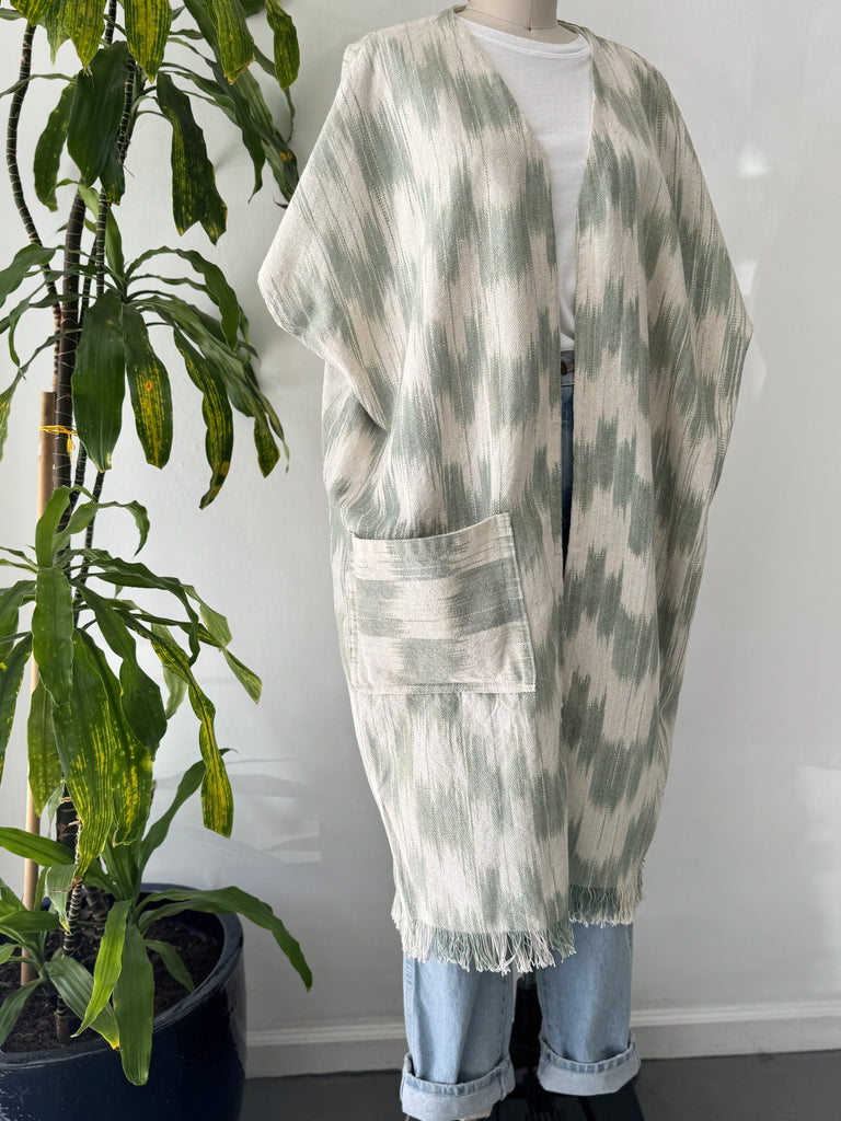 Hand woven outerwear