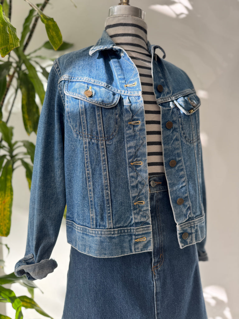 Vintage denim Lee riders jacket