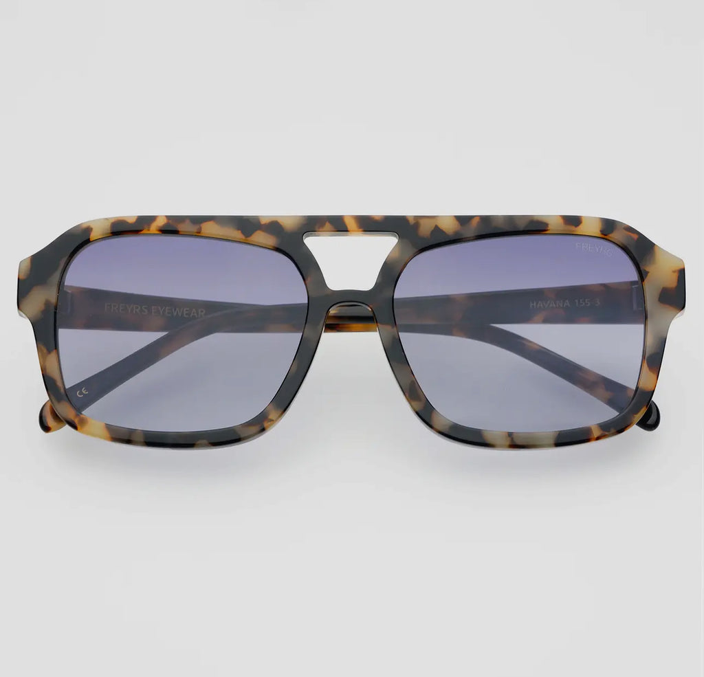 FREYRS HAVANA ACETATE SUNGLASSES