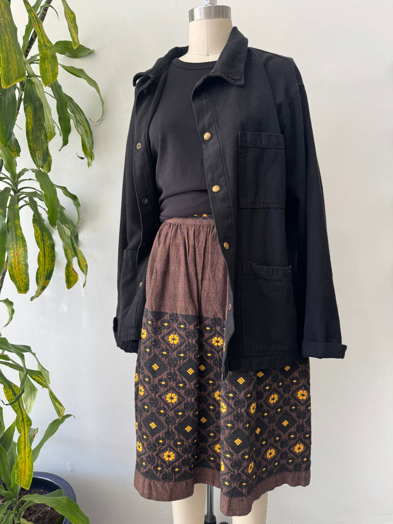 1950’s 100% cotton woven skirt