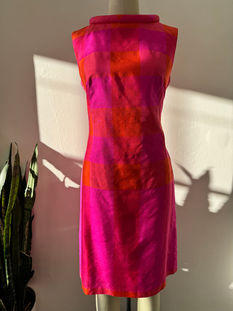 Vintage Haz L's thai silk Dress