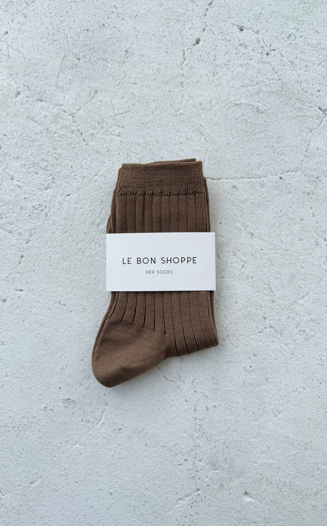 Le Bon Shoppe | her socks | dark tan