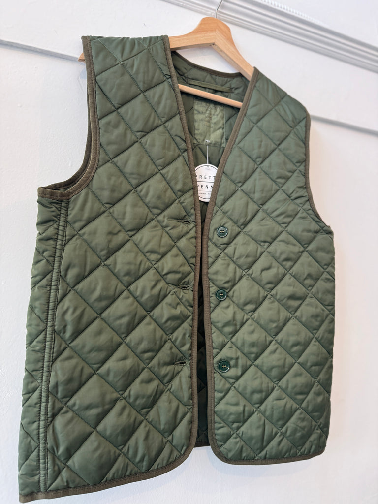 Vintage military quilted vest