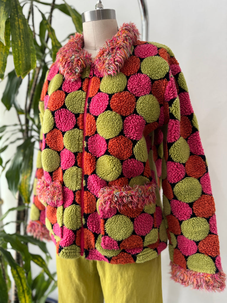 Fleece textured outerwear