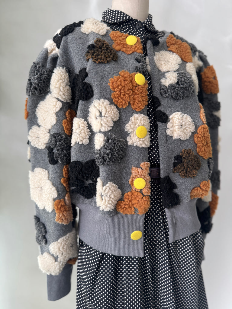 Raised textured jacket