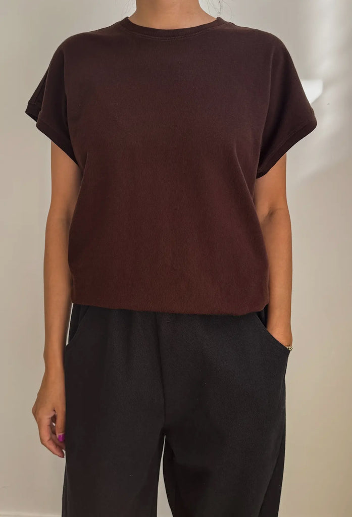 Le Bon Shoppe | ease tee | dark cacao