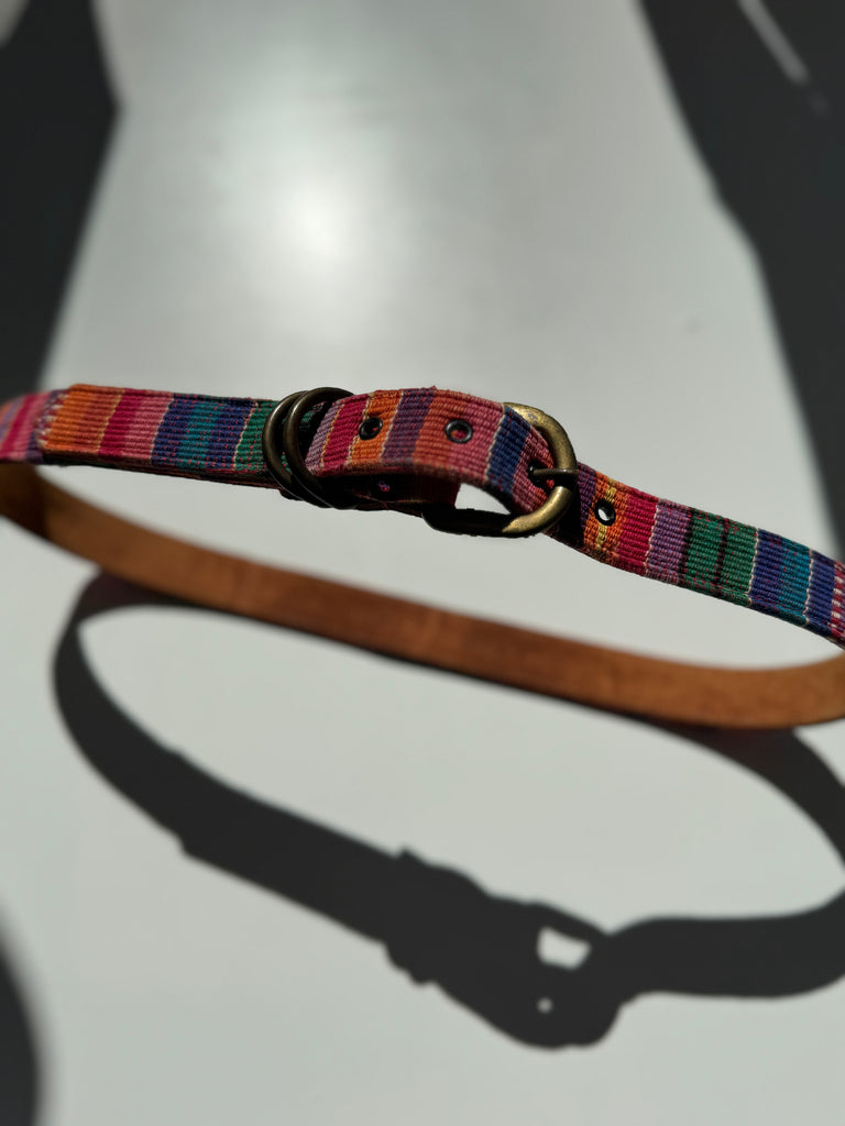 Fabric/leather belt waist excellent condition”28-32”