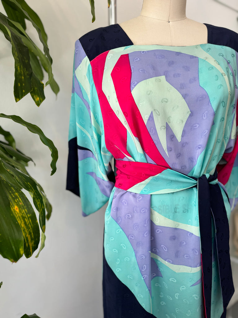Vintage silk Mr. Mort dress
