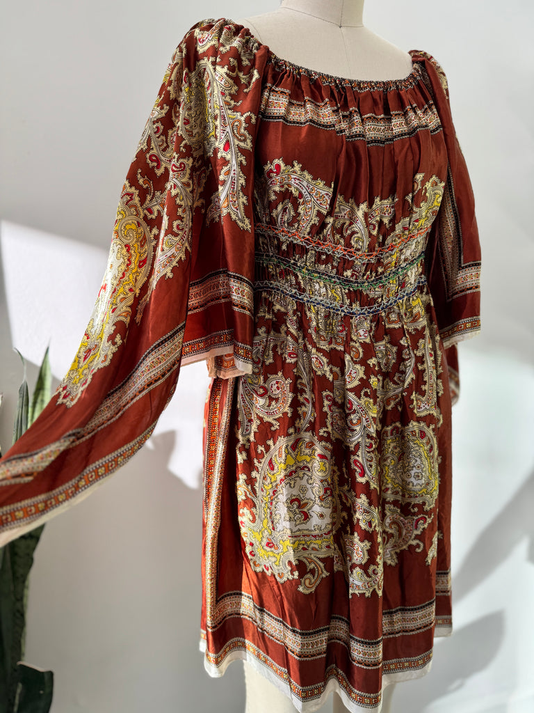 Vintage scarf dress