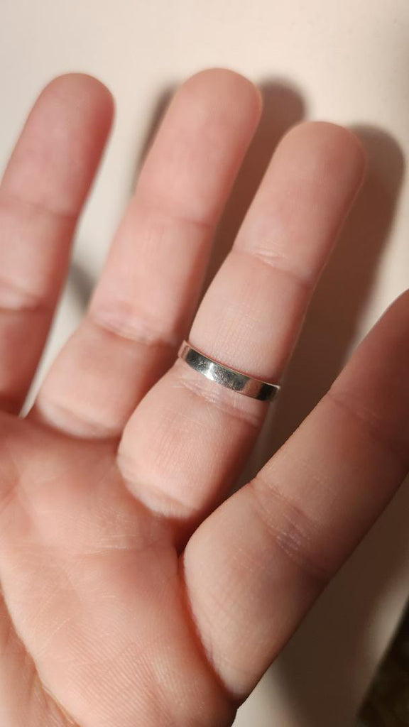 Vintage Sterling modernist ring size 6.75