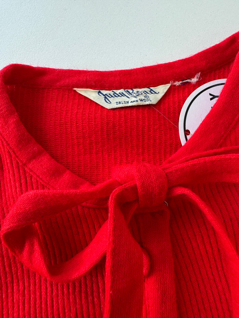 1950’s Judy bond cherry red top