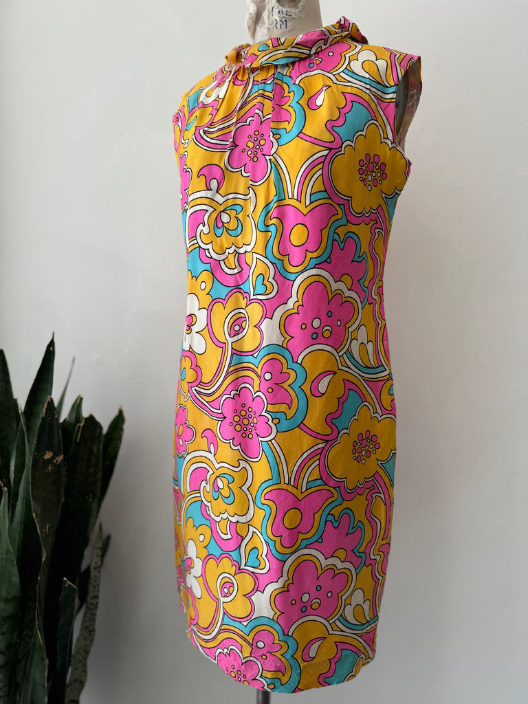 1960’s vintage bold print print dress