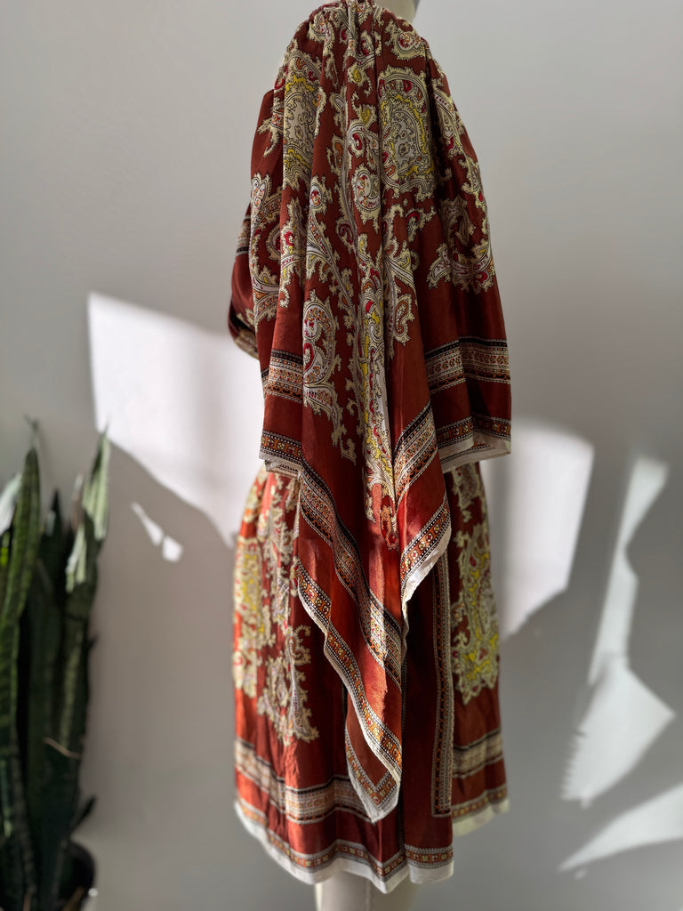 Vintage scarf dress