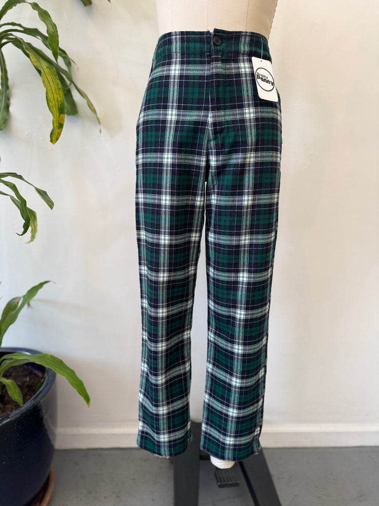 Vintage plaid pants high waist “28”