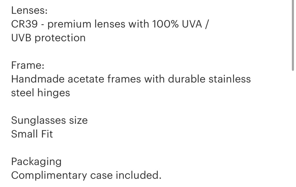 FREYRS Sophie acetate sunglasses