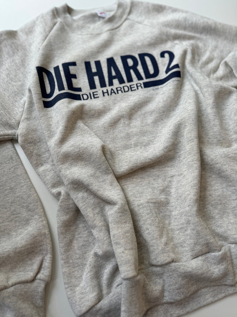 Vintage 1990 die hard | die harder raglan sweatshirt