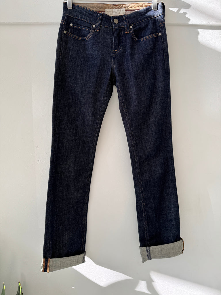 Designer Stella Mc Cartney low rise jeans “26”