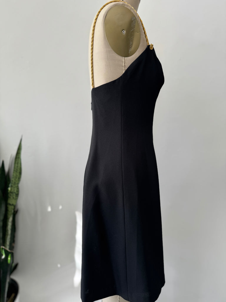 Vintage Dress with gold straps