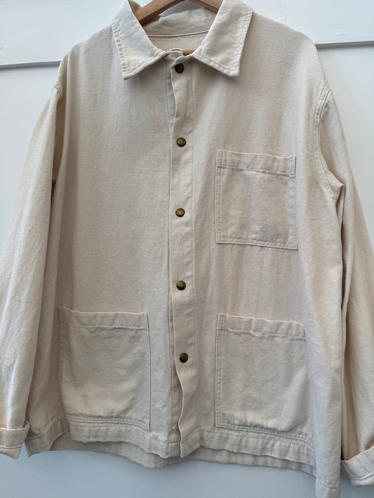 Handmade cotton chore coat