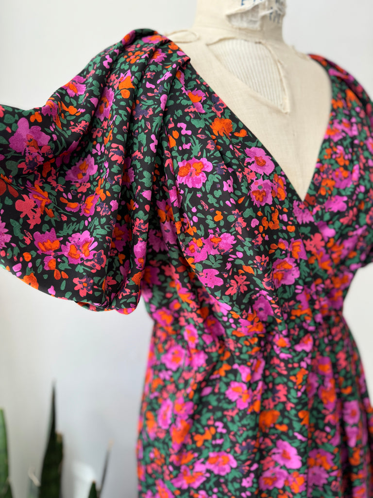 Vibrant floral dress