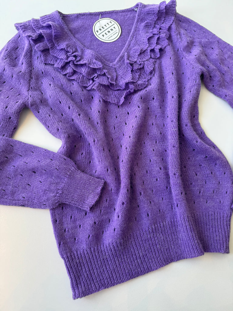 Vintage knit sweater top