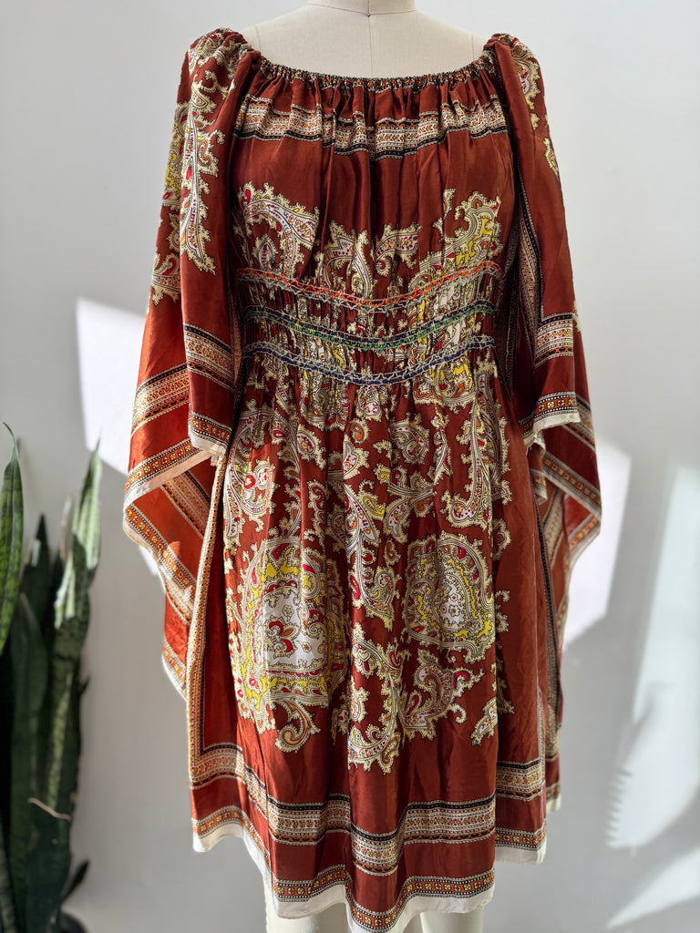 Vintage scarf dress