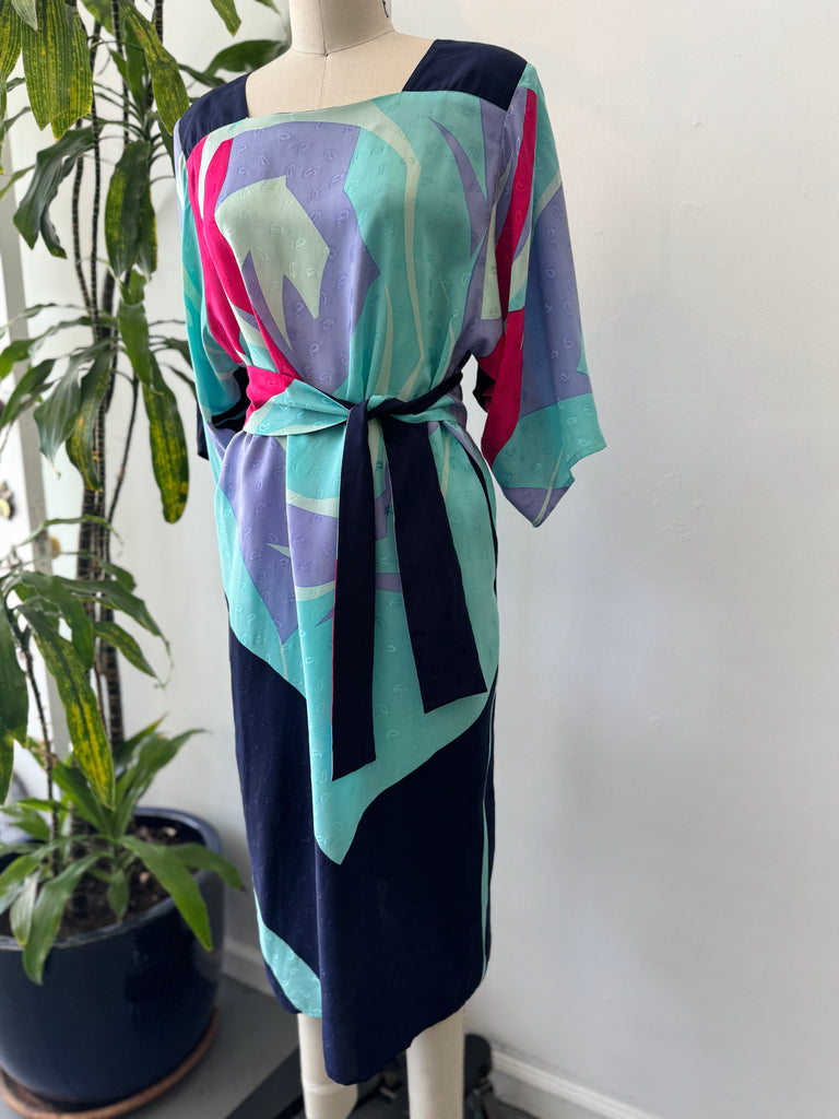 Vintage silk Mr. Mort dress