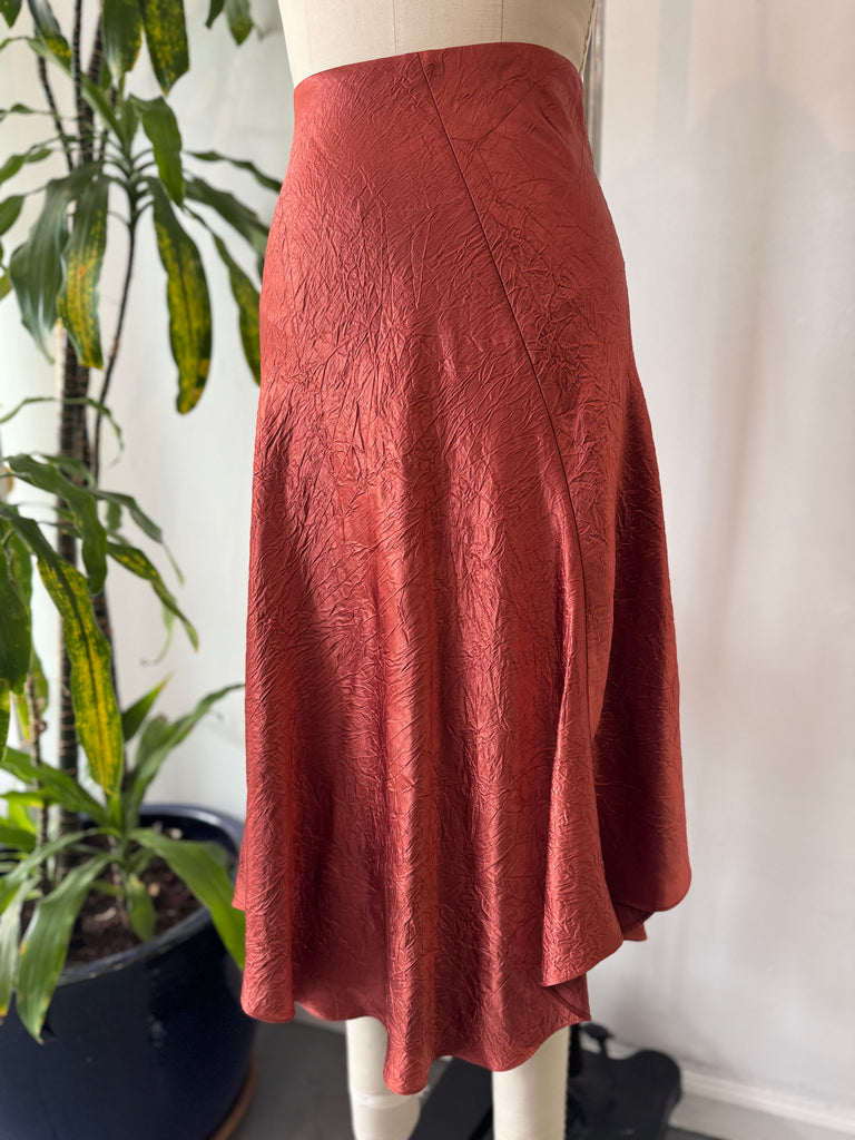 Vince wrinkle skirt waist “30-34”