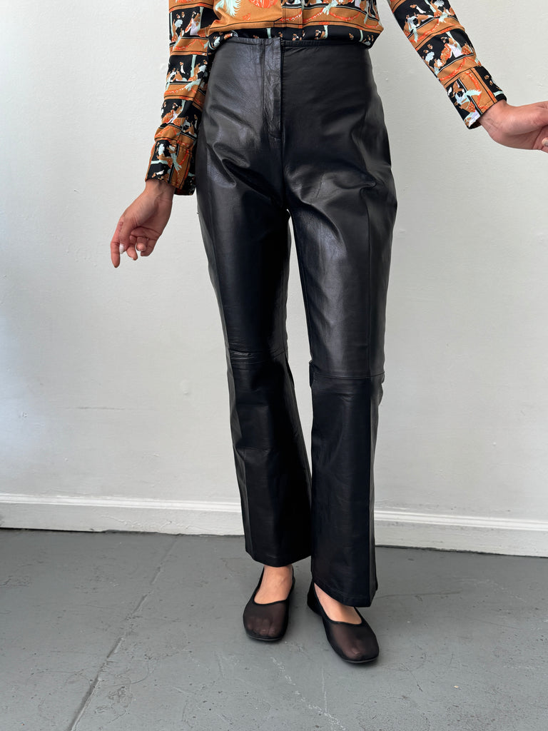 Vintage leather pants waist “30”
