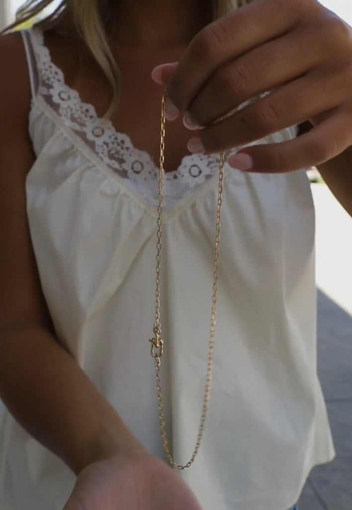 Paperclip keepsake chain