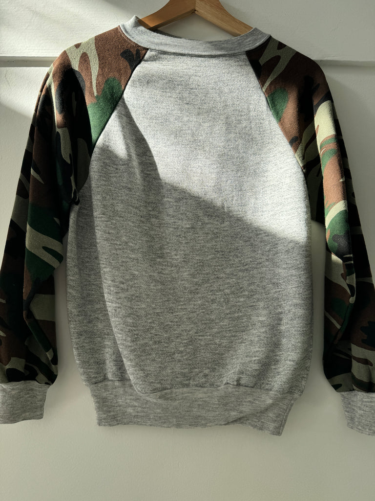 Vintage raglan with camo alternate