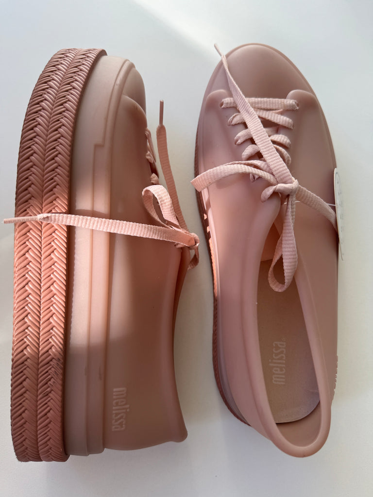 Melissa jelly lace up shoes