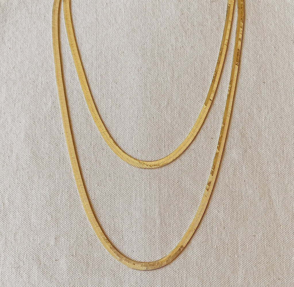 Gold filled 6.0 mm “16” herringbone chain