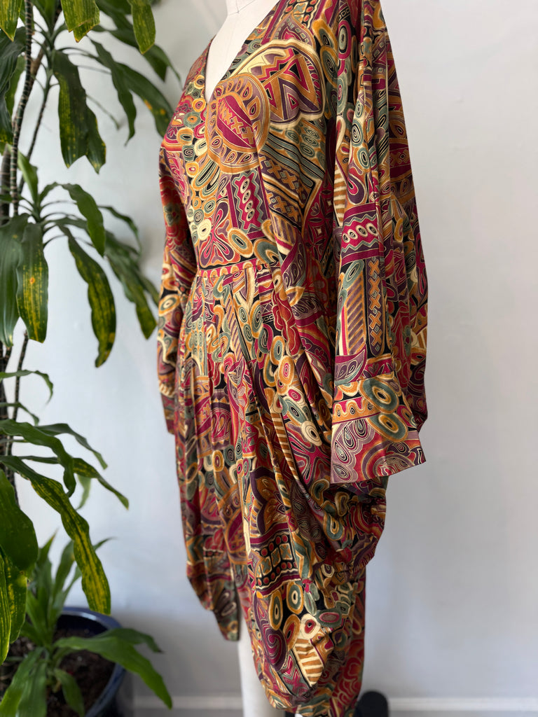 Vintage high drama dress
