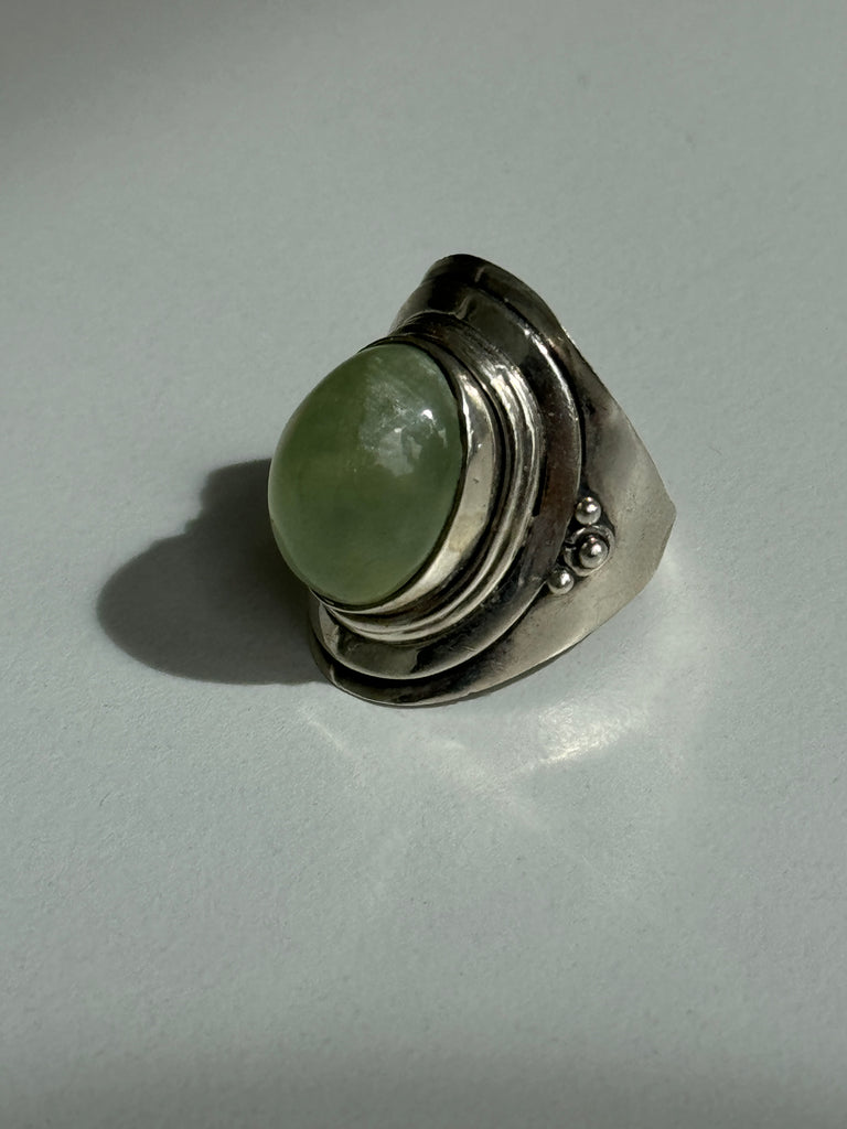 Prehite Stone And Sterling Ring size 8