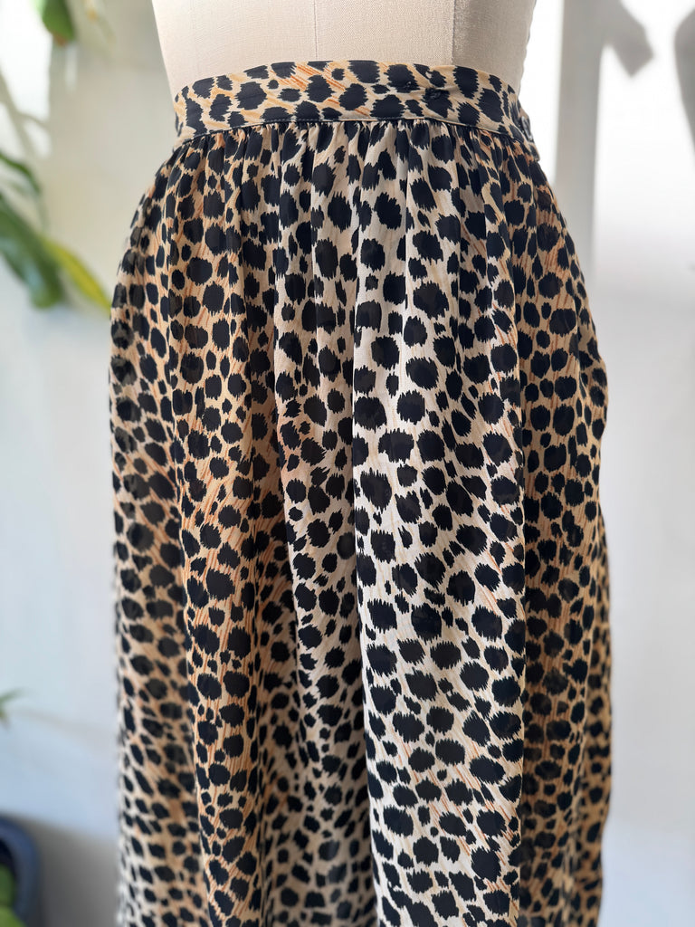 Vintage animal print 2 pc set