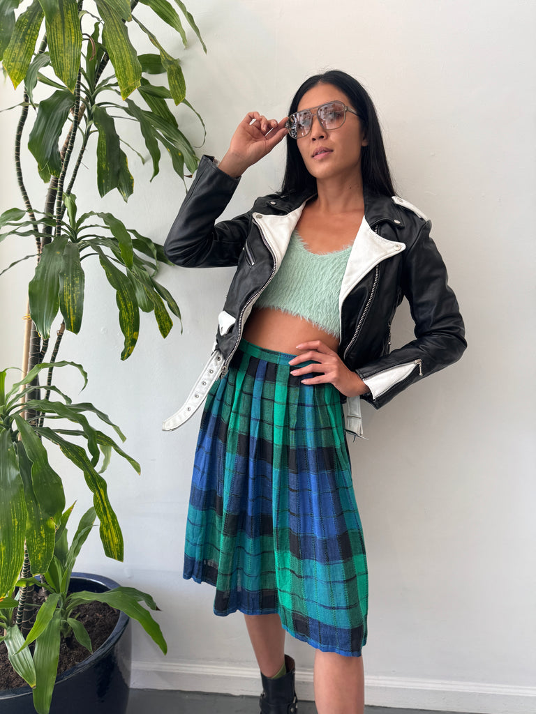 2 toned moto jacket