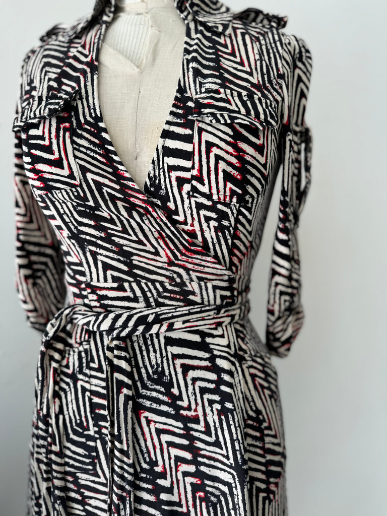 Designer DVF wrap dress