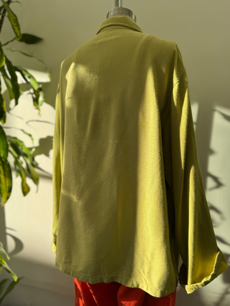 Handmade cotton Overdyed chore coat