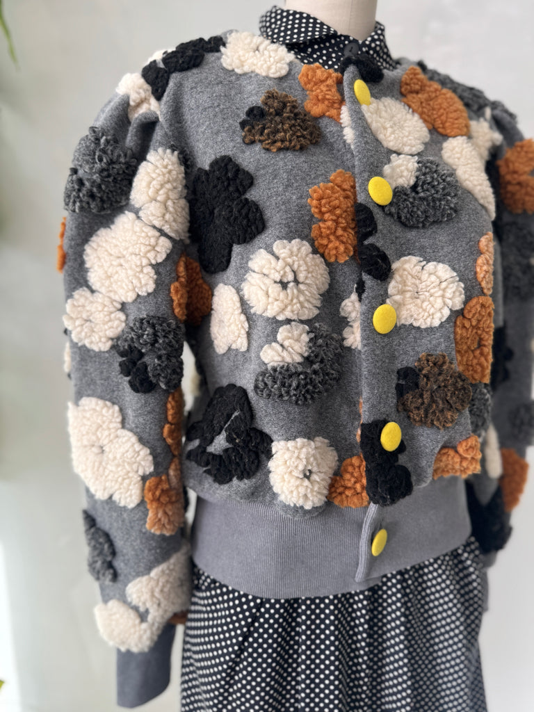 Raised textured jacket