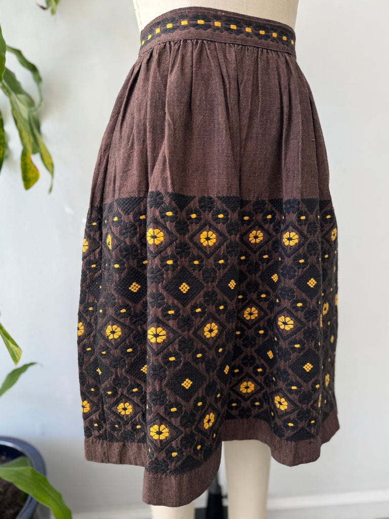 1950’s 100% cotton woven skirt