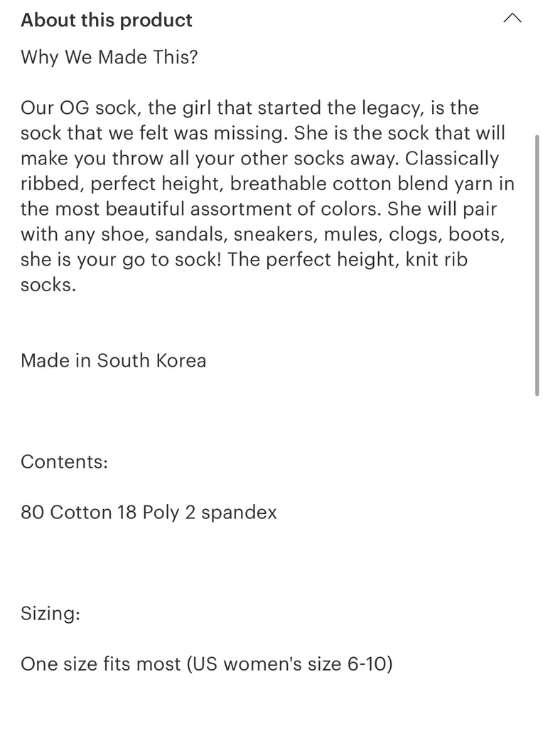Le bon shoppe her socks classic white