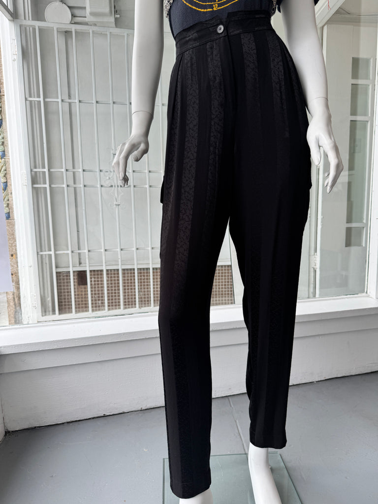 Designer Raquel Allegra silk + cotton pants