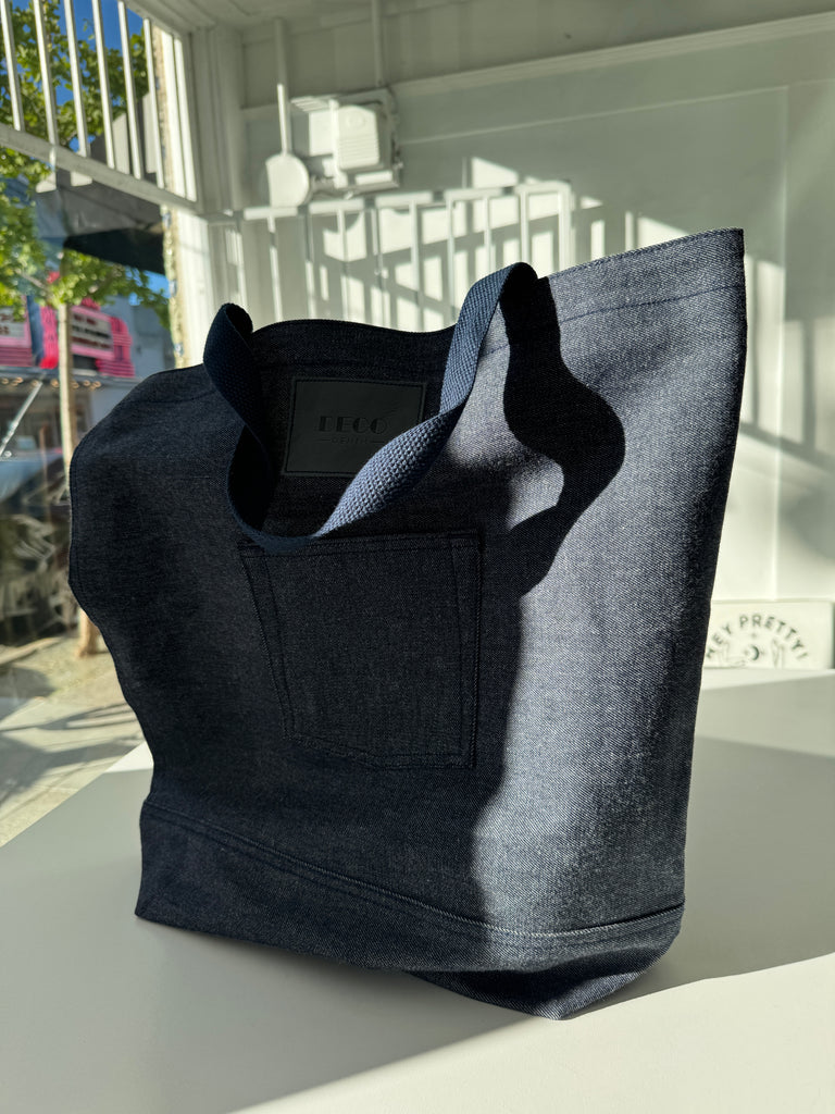 Deco Denim tote bag