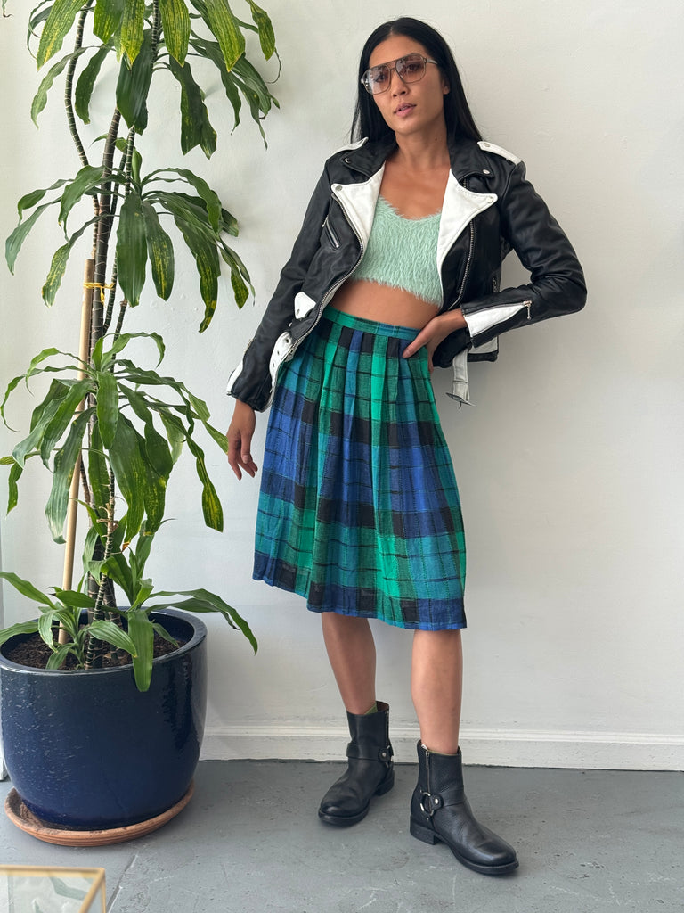 2 toned moto jacket